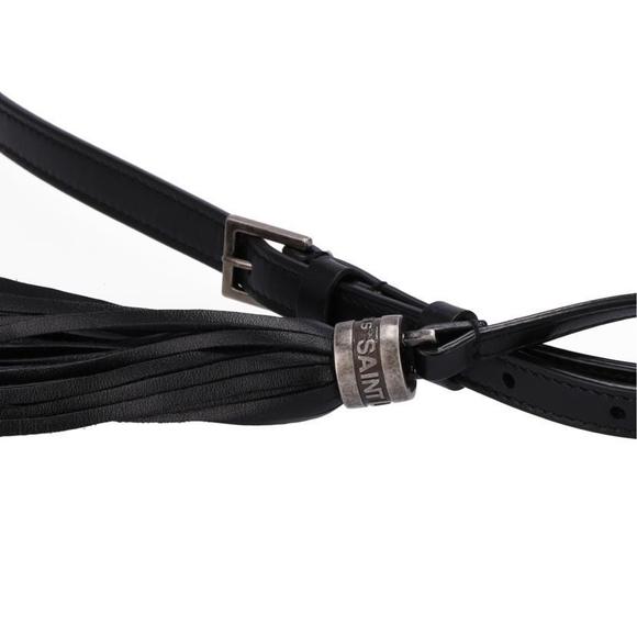 Yves Saint Laurent Lou Shoulder Fringe Logo Camera Bag - Picture 9 of 10